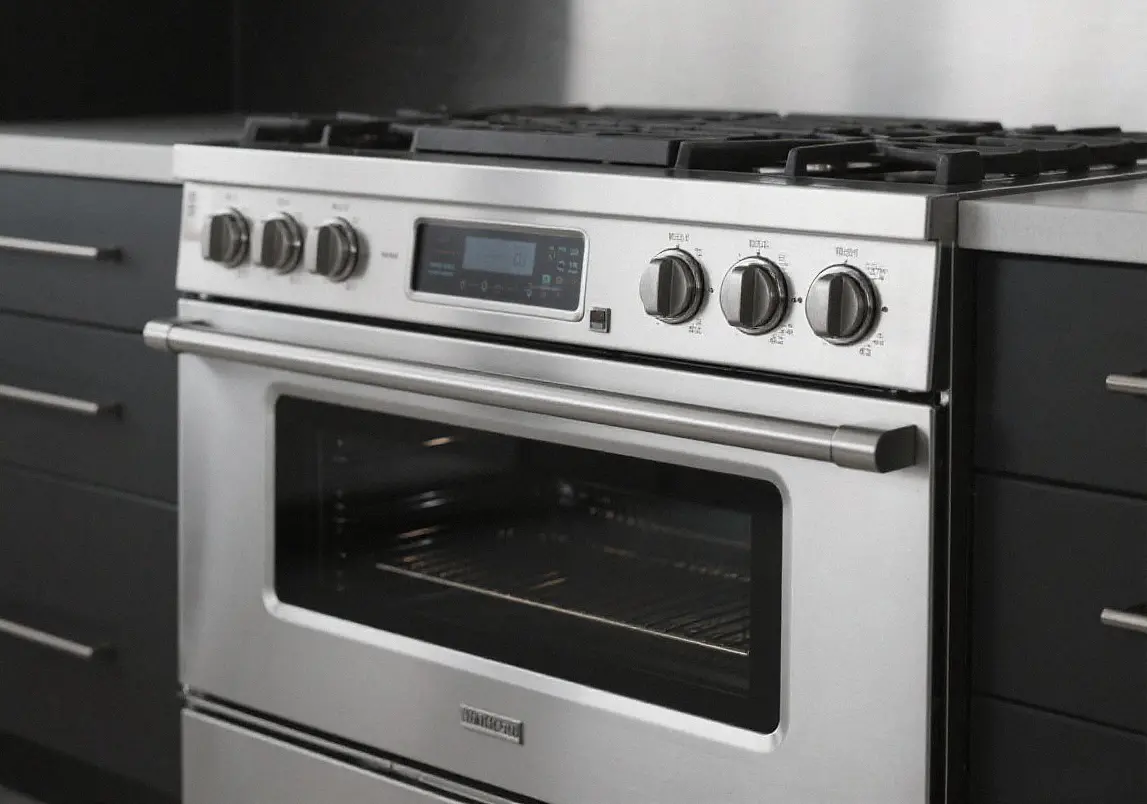 Stainless steel built-in oven and cooking range metal housing, custom heat-resistant sheet metal enclosure for kitchen consumer appliances