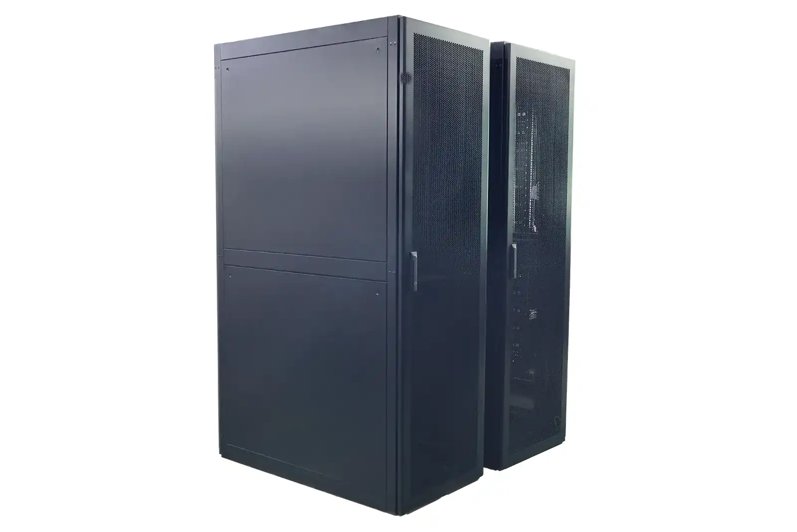 Custom floor standing server rack cabinet for data center sheet metal enclosure fabrication