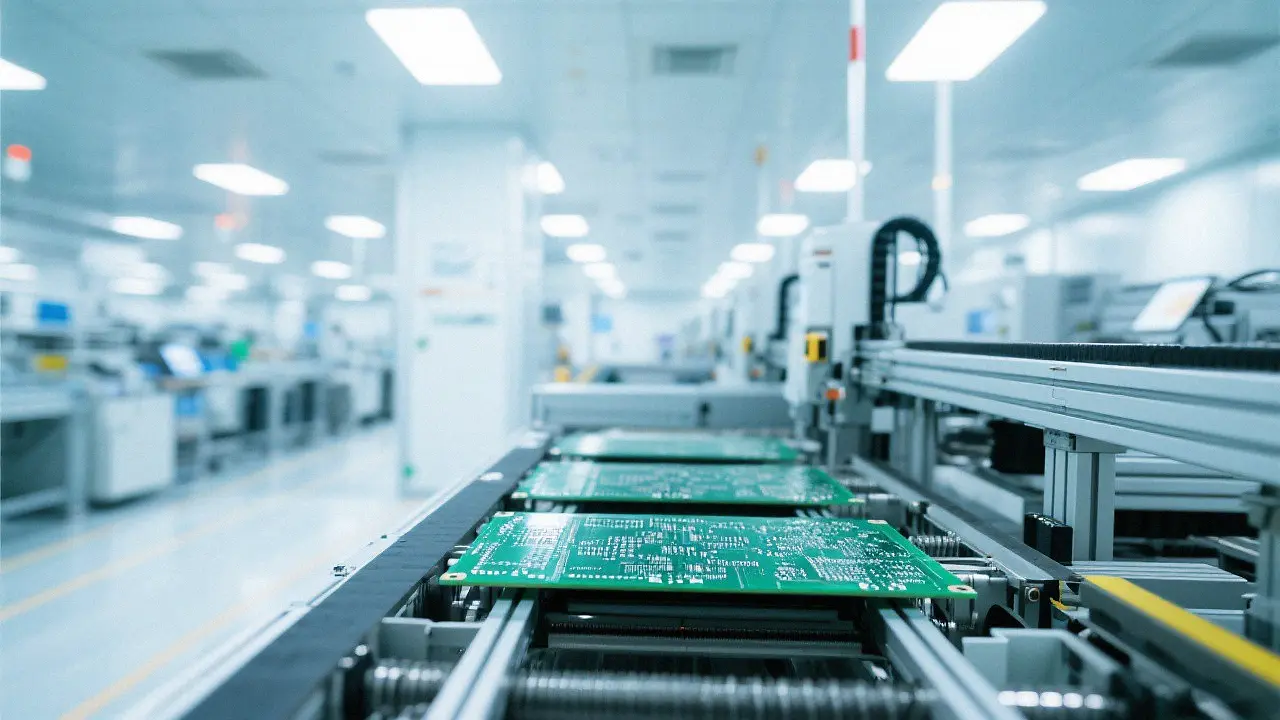 Electronics manufacturing workshop with custom sheet metal enclosures.