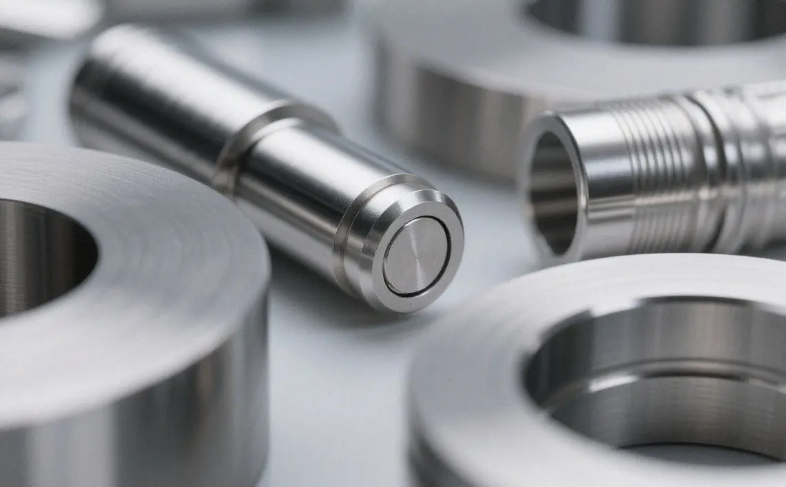 Biocompatible medical grade stainless steel and titanium alloy raw metal blanks for surgical and diagnostic medical devices