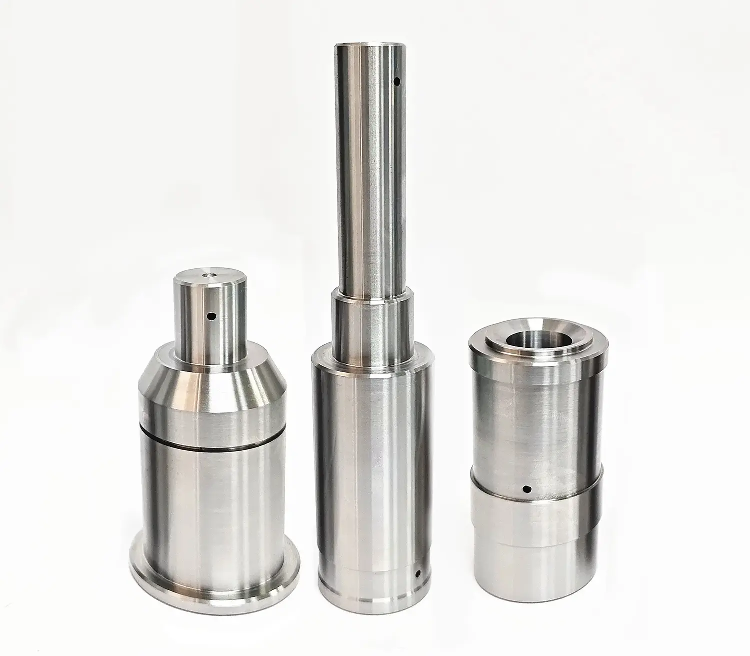 CNC-turned stainless-steel shafts