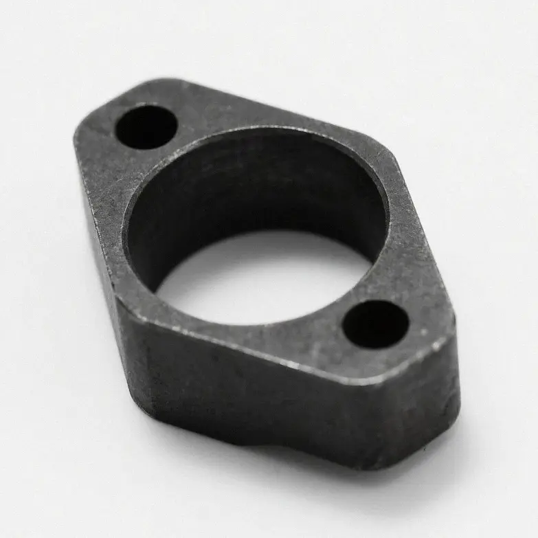 Heat-treated black-steel flange